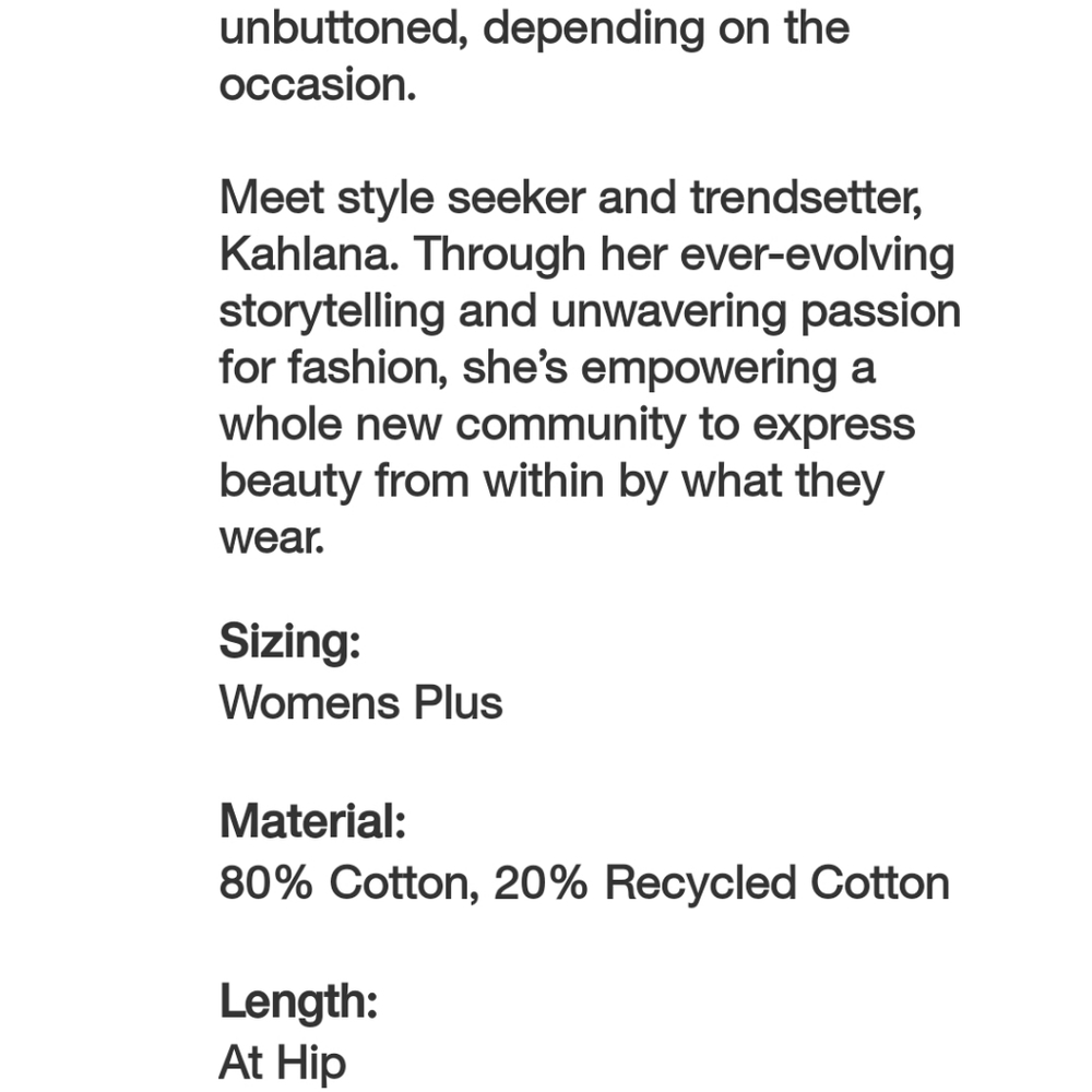 Future Collective Women's Plus Size Long Sleeve Button-down Shirt - Picture 5 of 16